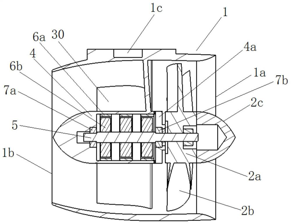 Tandem motor pump jet propeller