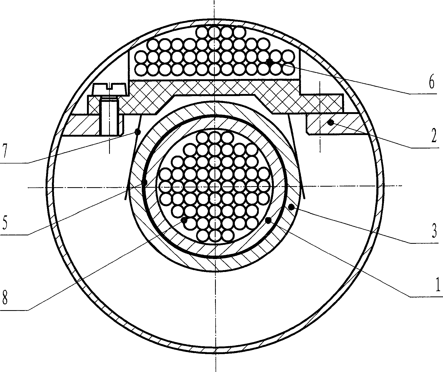 Radial insulation laminated conductive slip ring