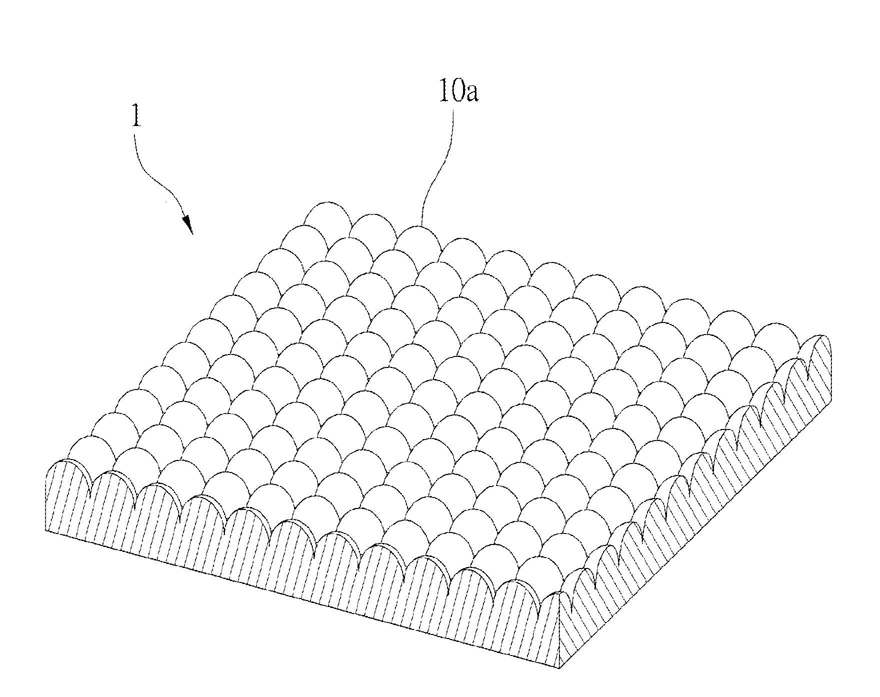 Sapphire substrate and lens and display with the sapphire substrate