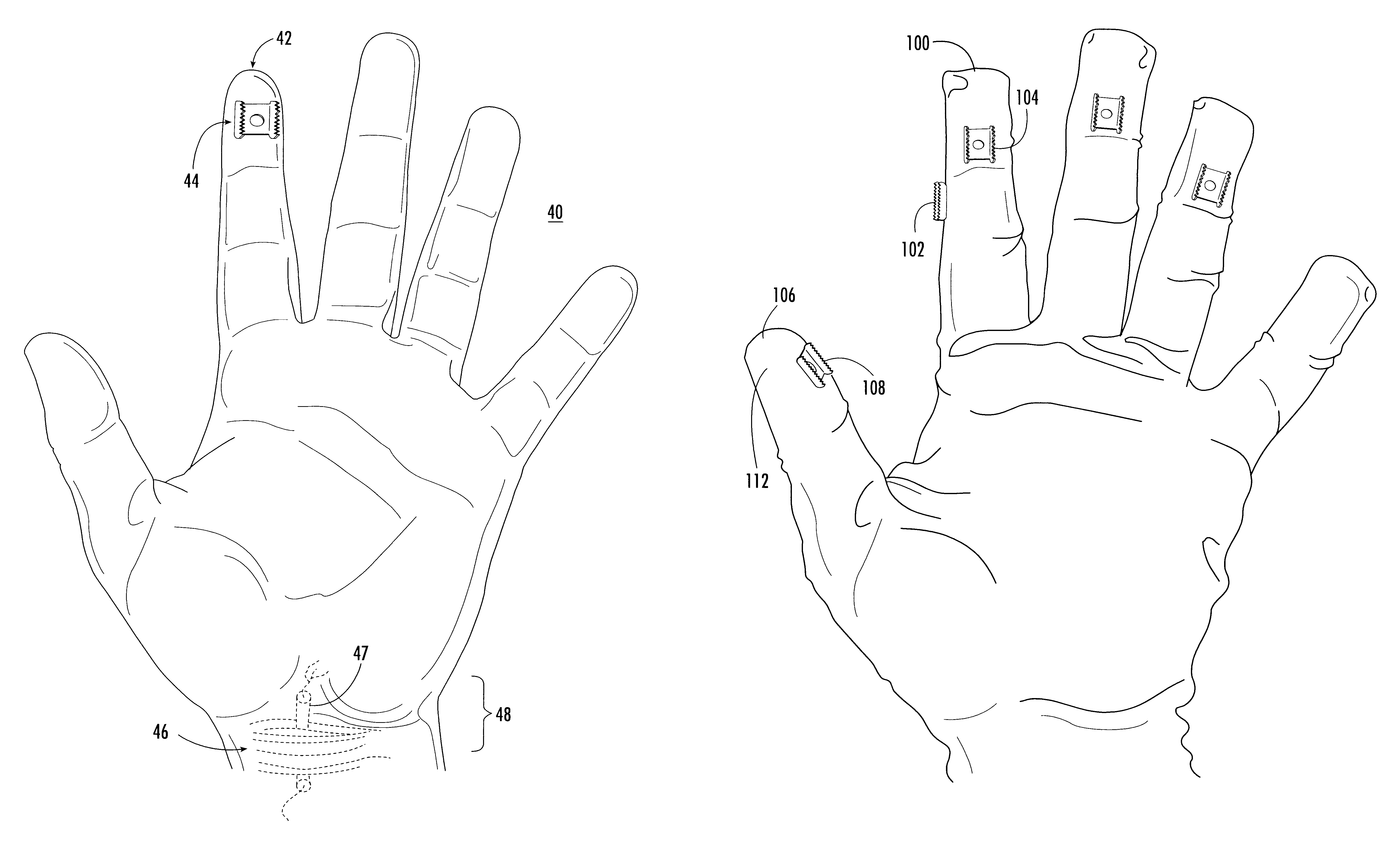 Protective animal skinning glove