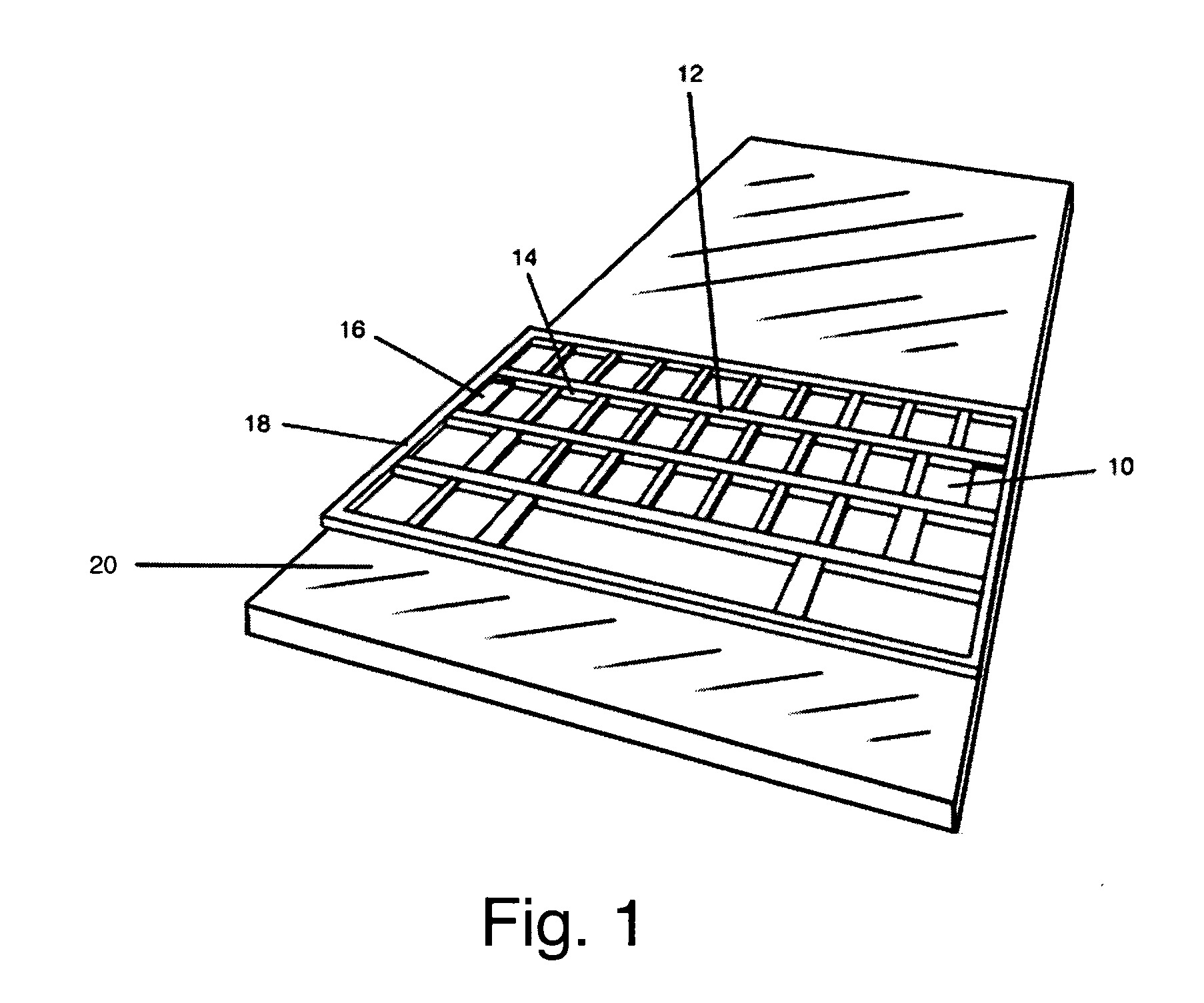 Patterned tactile touch interface overlay