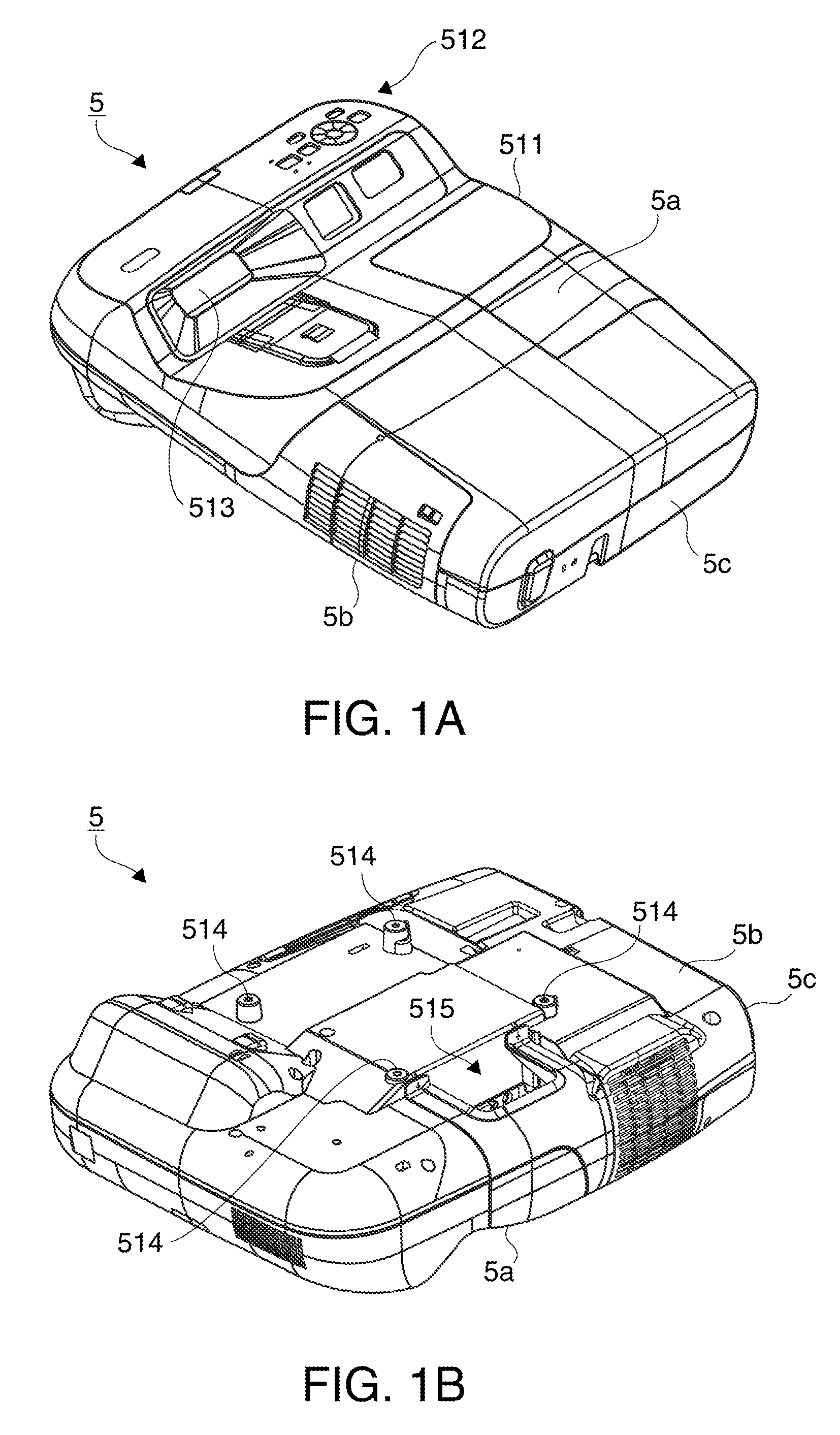 Projector suspension device