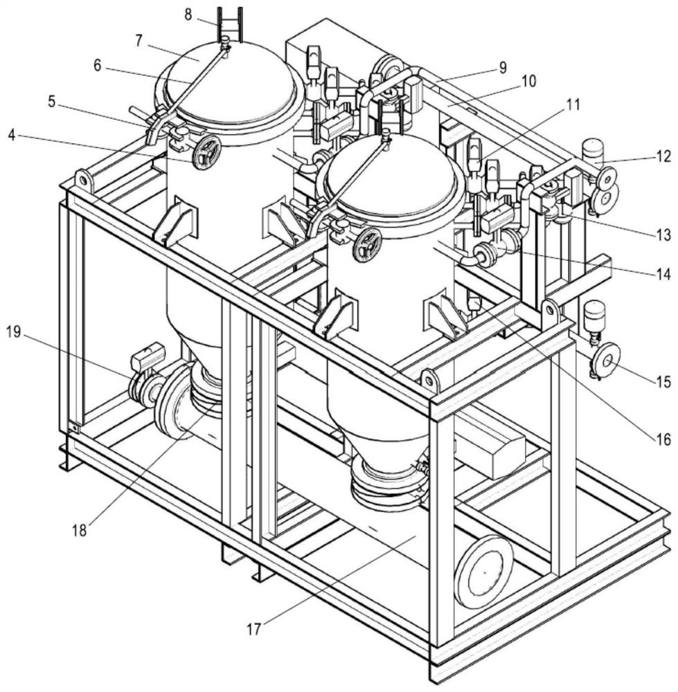 Full-automatic cleaning and filtering system