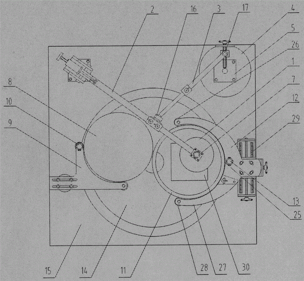 Double-face polishing machine for large-caliber optical element