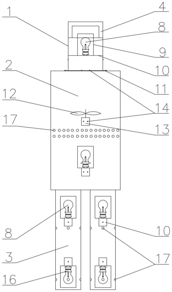 Self-balancing type body warming dummy and using method thereof