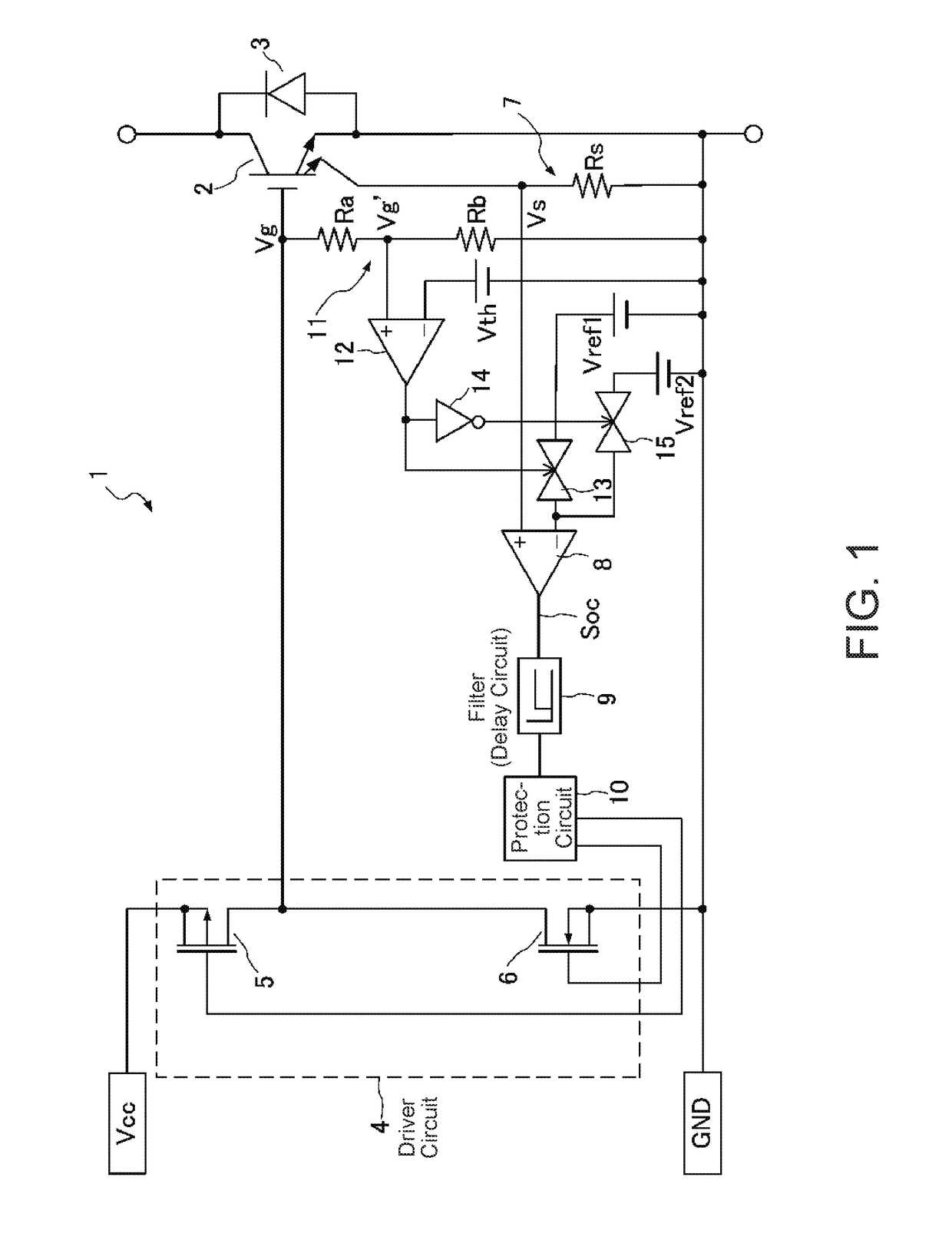 Semiconductor device driving device