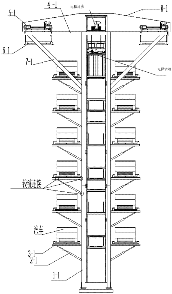 Elevator for existing building and parking garage