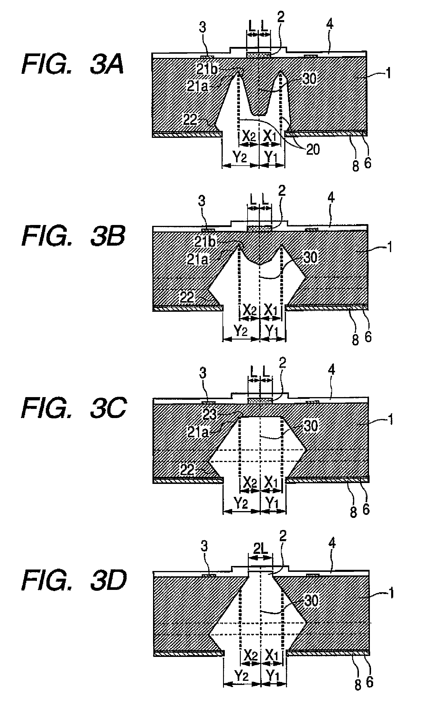 Manufacturing method of substrate for ink jet head and manufacturing method of ink jet recording head