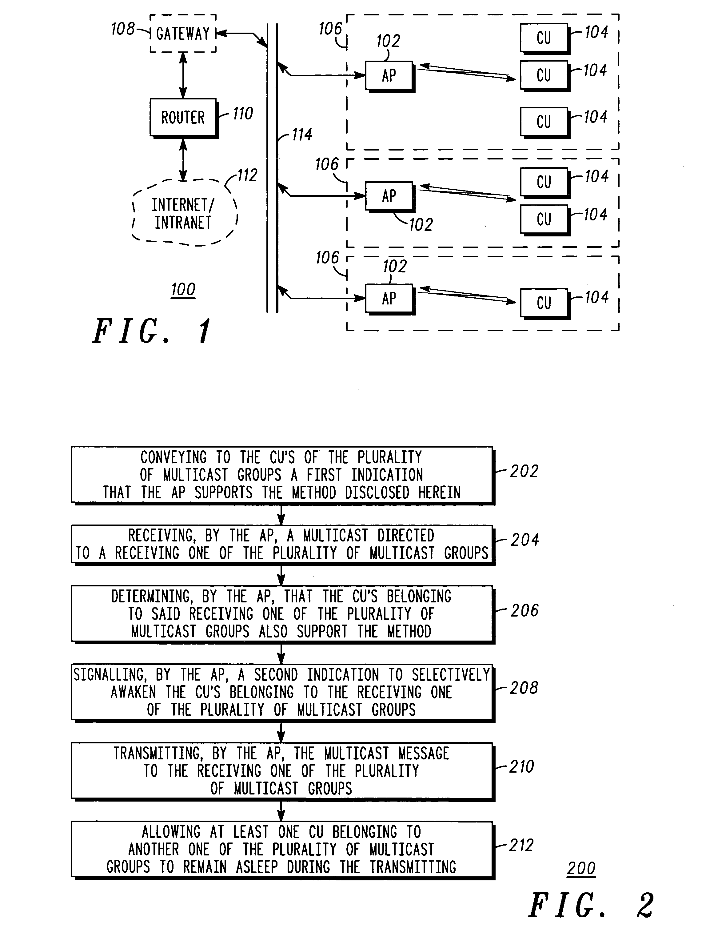 Method and apparatus for sending a multicast message