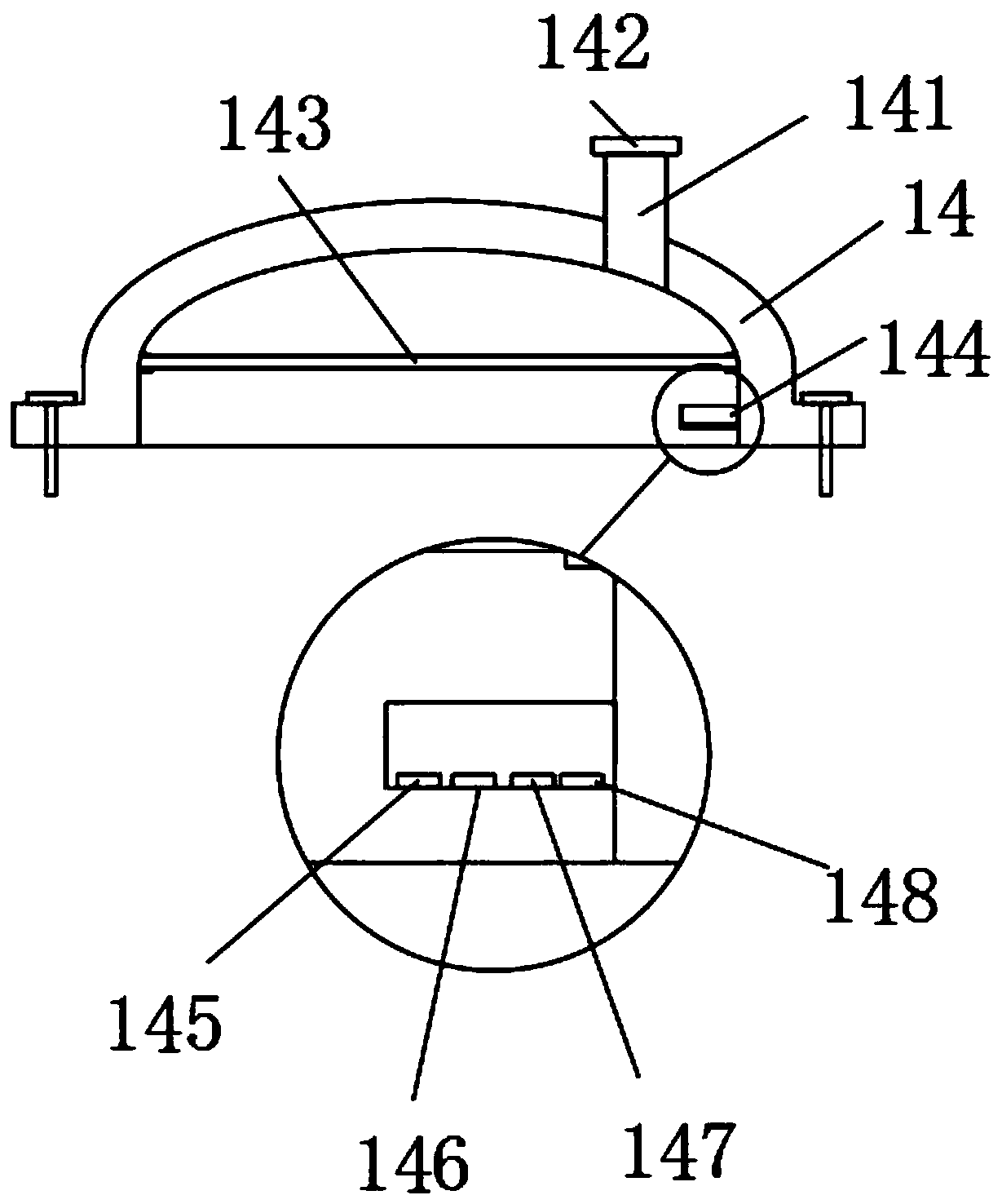 Organic membrane fermentation device and use method thereof