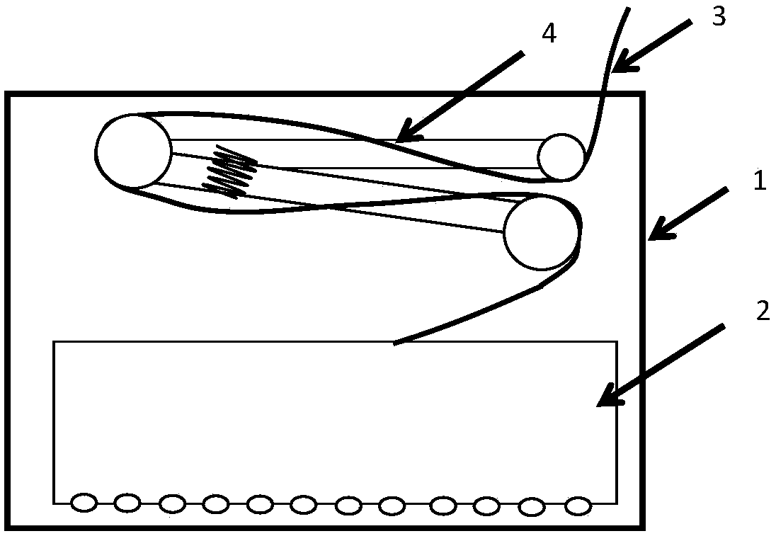 Extensible optical fiber distribution frame