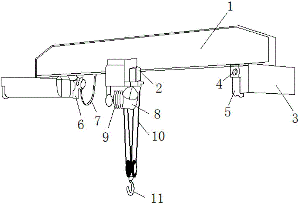 Combined hoisting equipment for building material