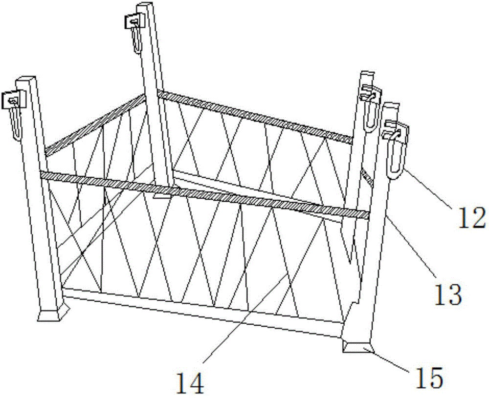 Combined hoisting equipment for building material