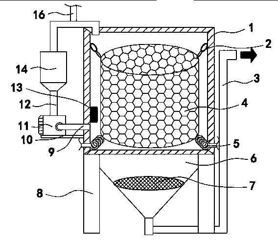 Full-automatic larva incubating device and method suitable for benthoic squid