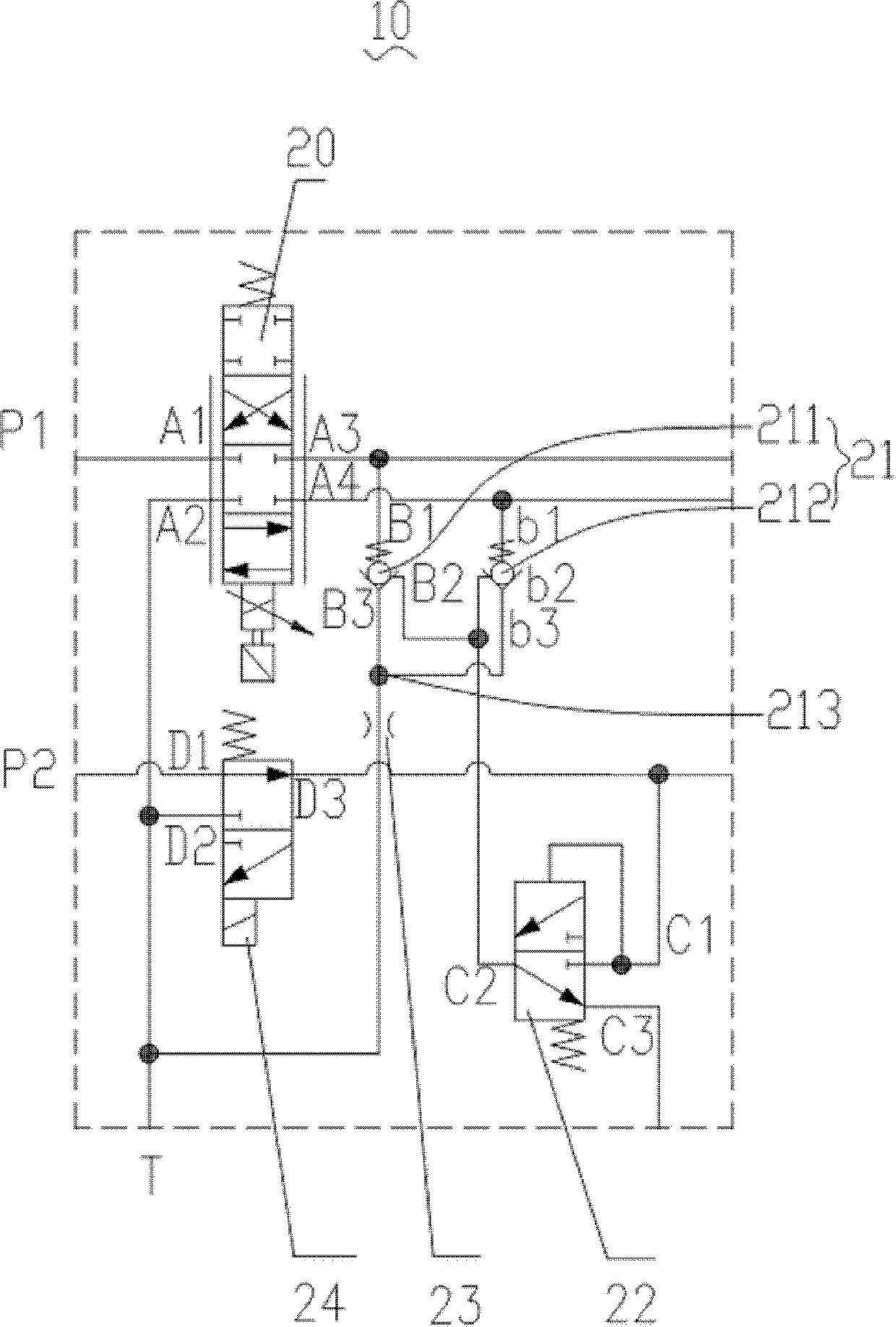 Engineering mechanical vehicle, vehicle steering following control system and vehicle steering following control method