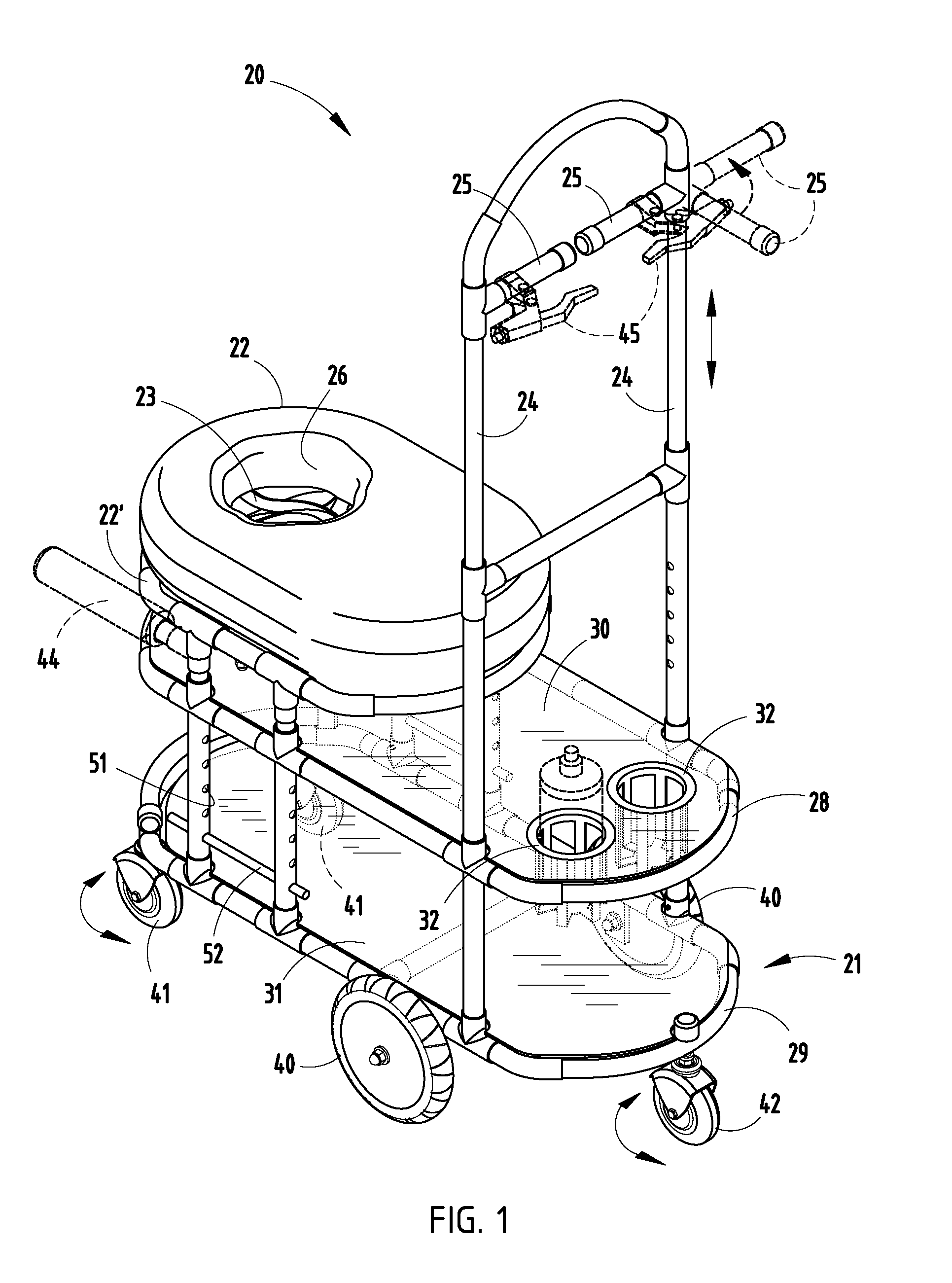 Mobility device for amputee and leg-injured persons