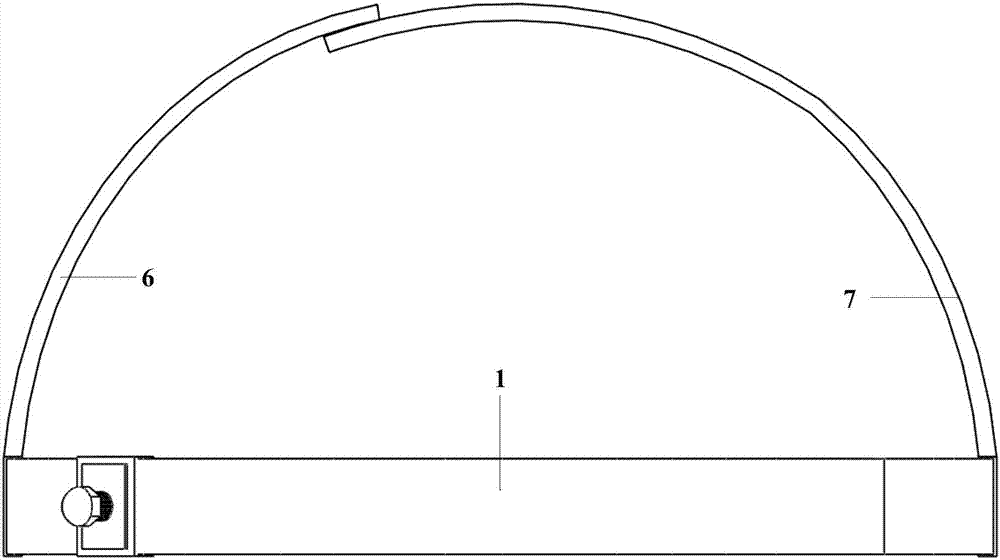 Head-mounted lower eyelid suspending device for preventing complications after ptosis surgery in ophthalmology department