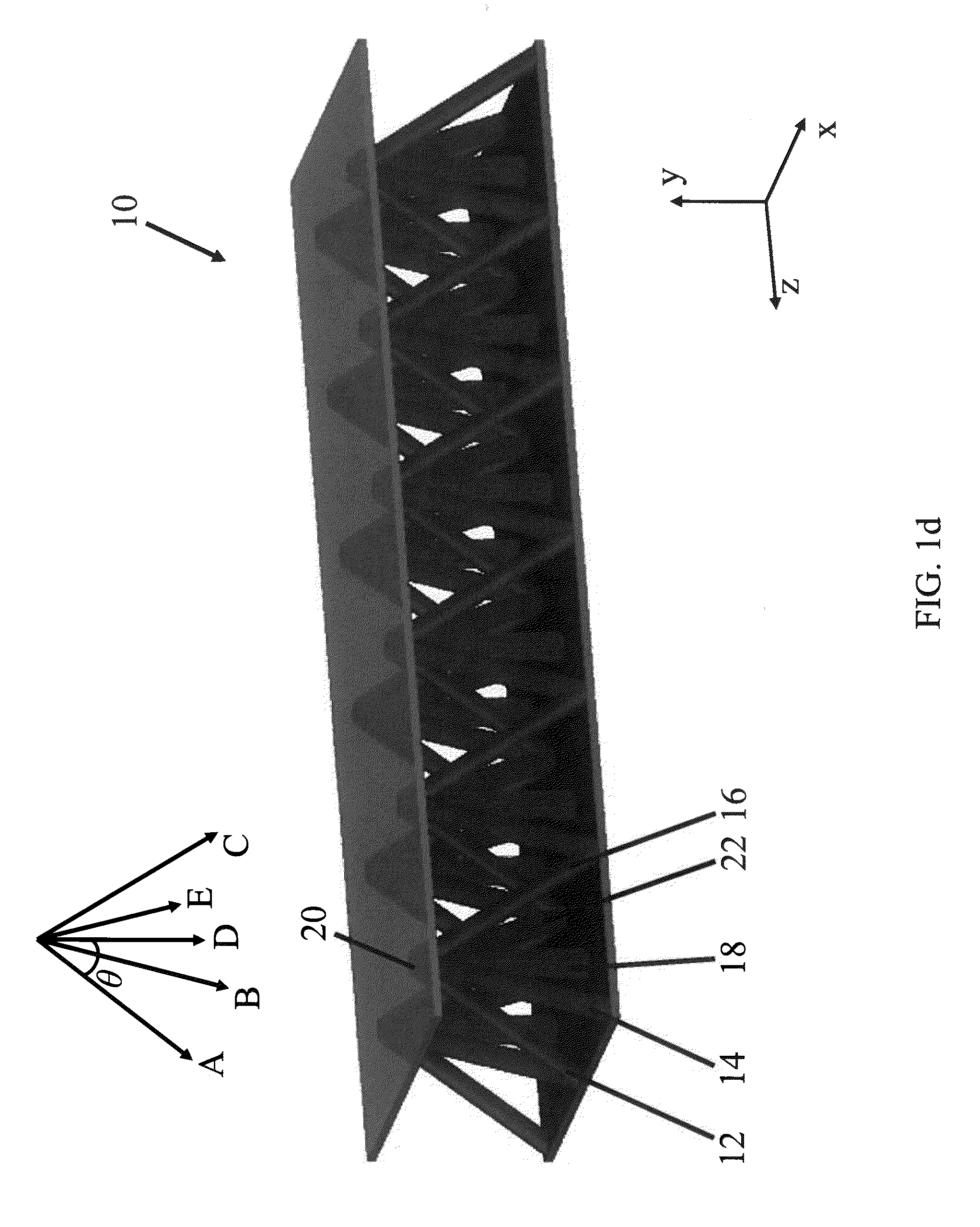 High airflow micro-truss structural apparatus