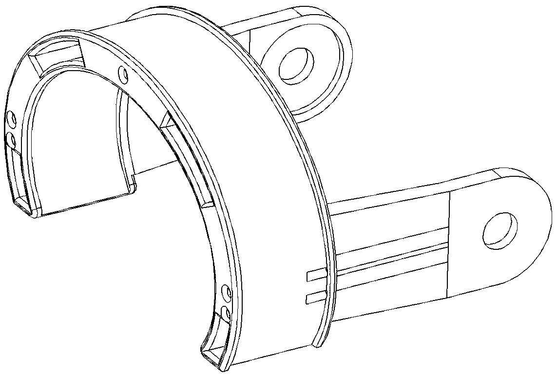 Line-driven multi-degree-of-freedom wearable upper limb medical exoskeleton structure