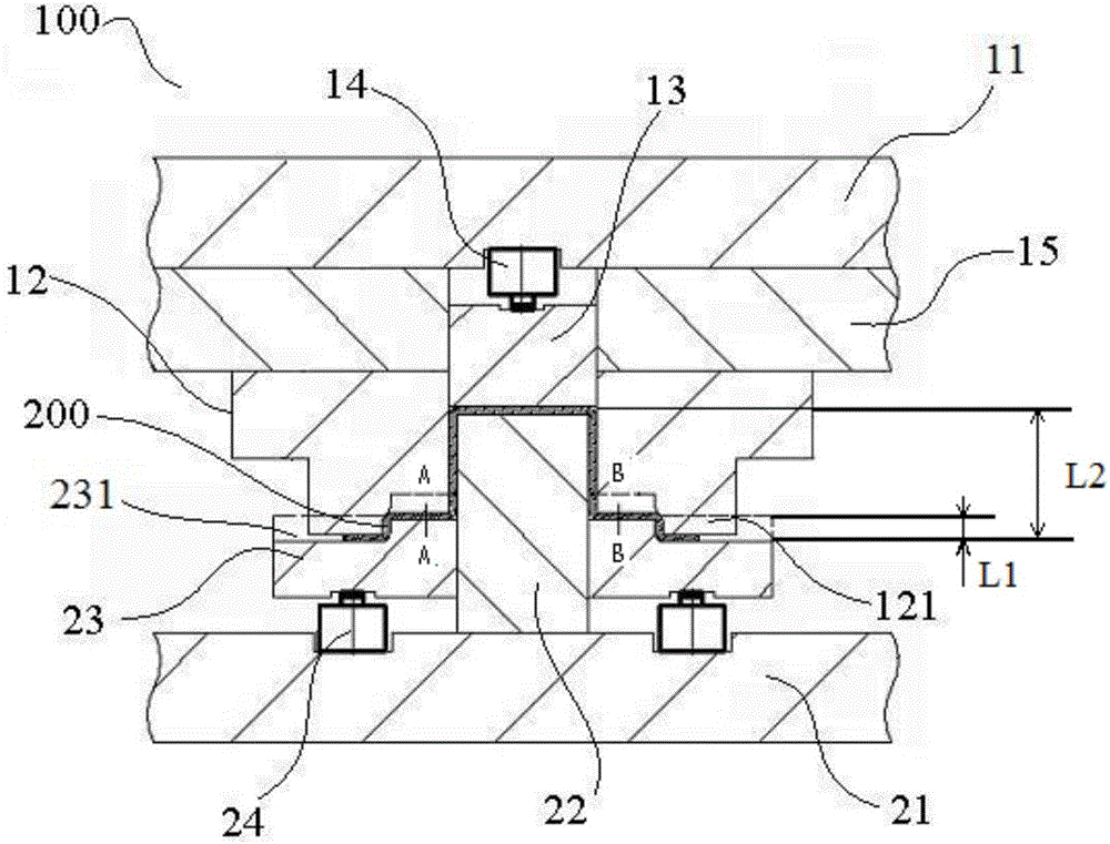 Die structure