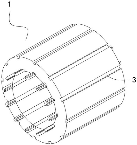 A motor coil dipping device for motor production