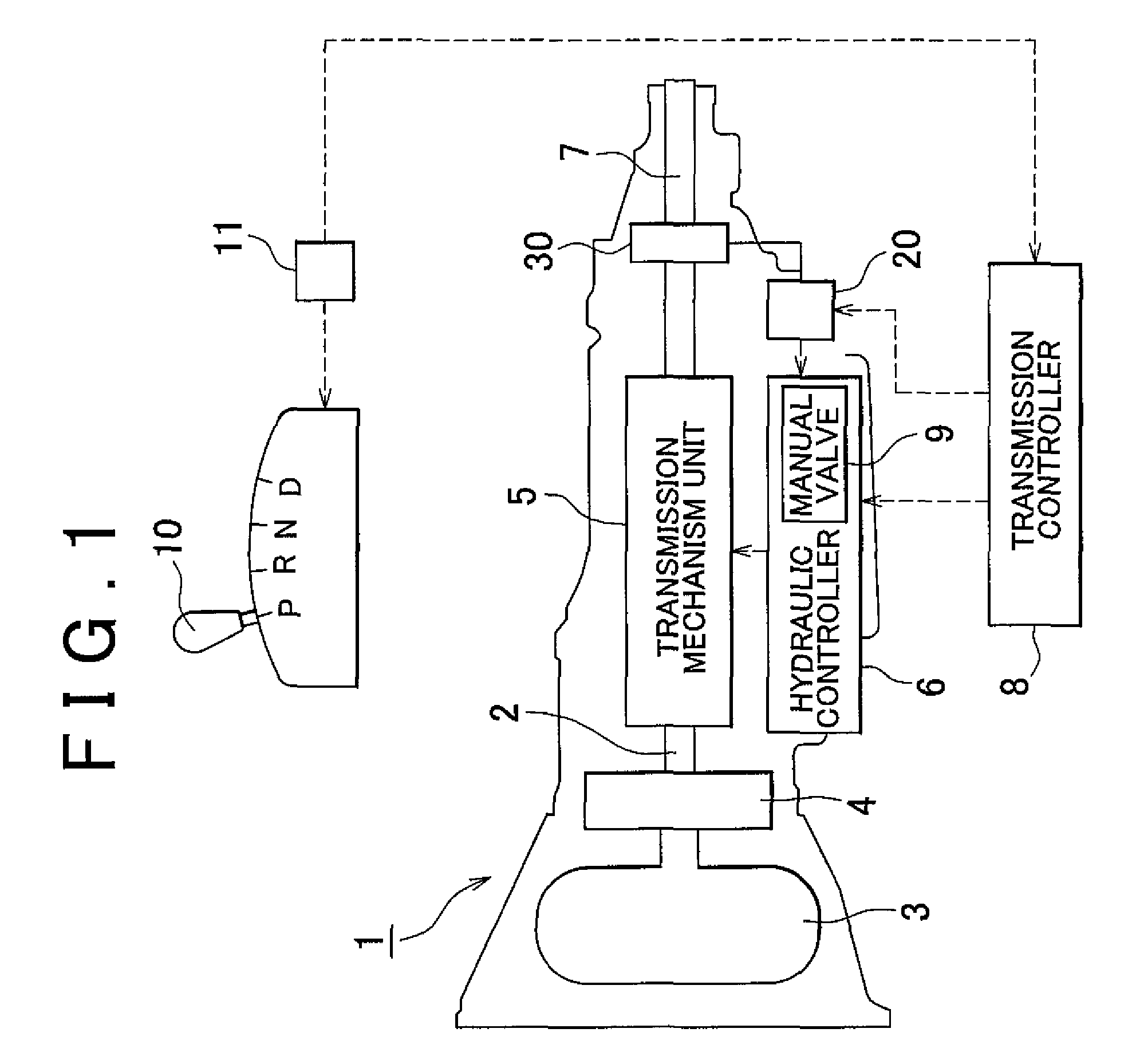 Parking lock device for automatic transmission