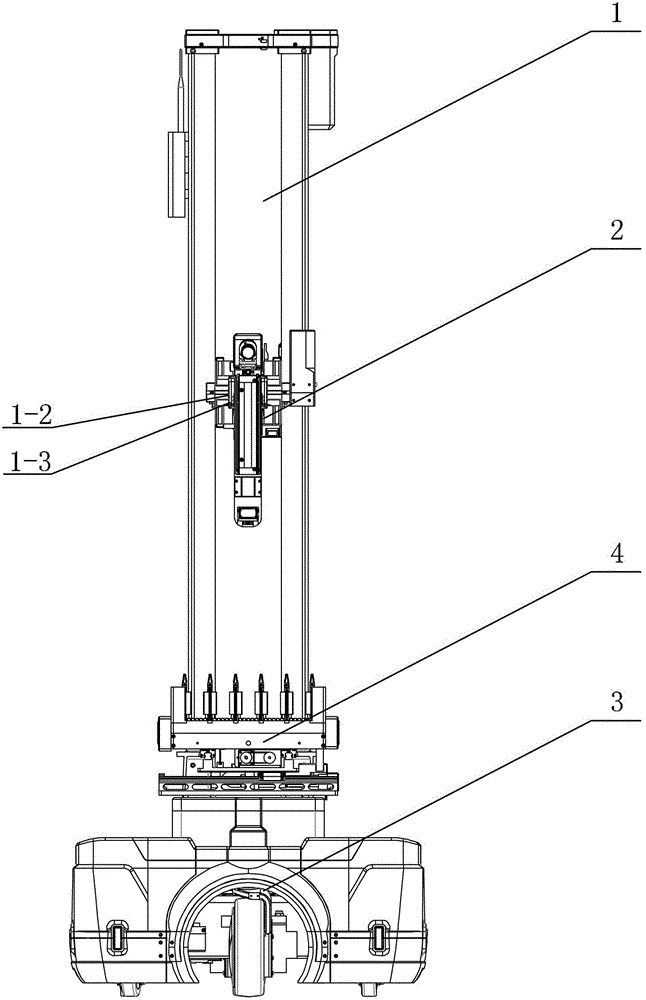 Full-automatic transport robot for physical files