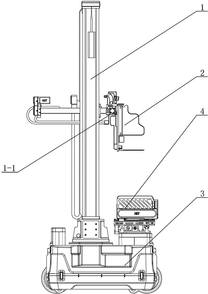 Full-automatic transport robot for physical files