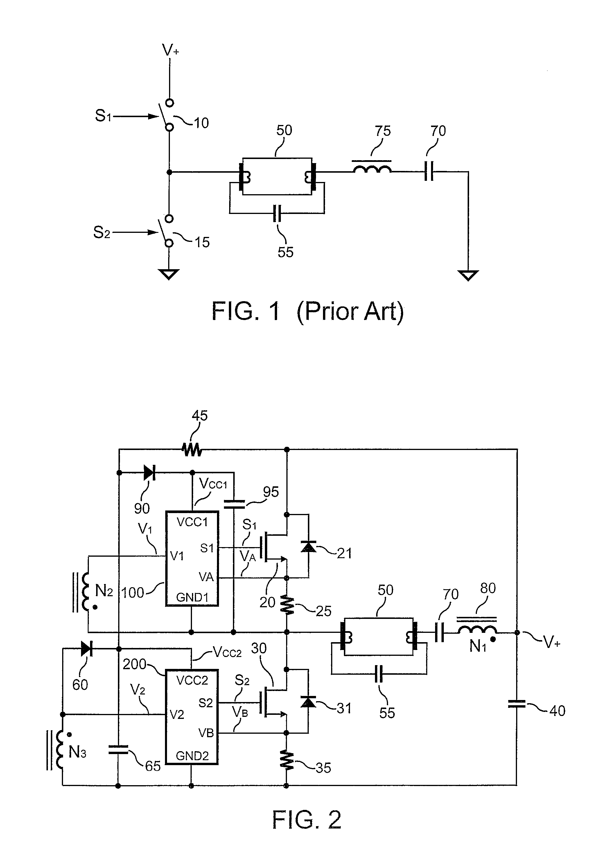 High efficiency resonant ballast