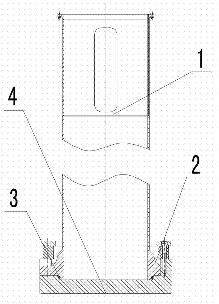 High-speed waterspout inertia-ejection cylinder