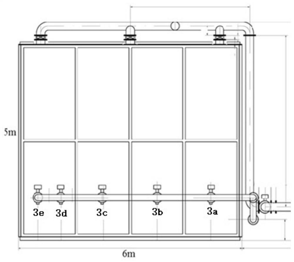 Air intake and exhaust system for researching influence of ventilation on fire