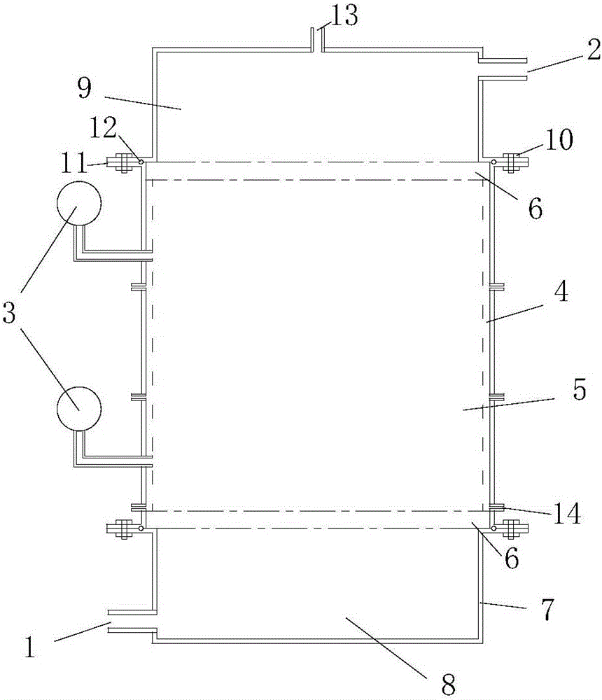 Determination instrument and determination method for osmotic coefficients of drilling and coring test part