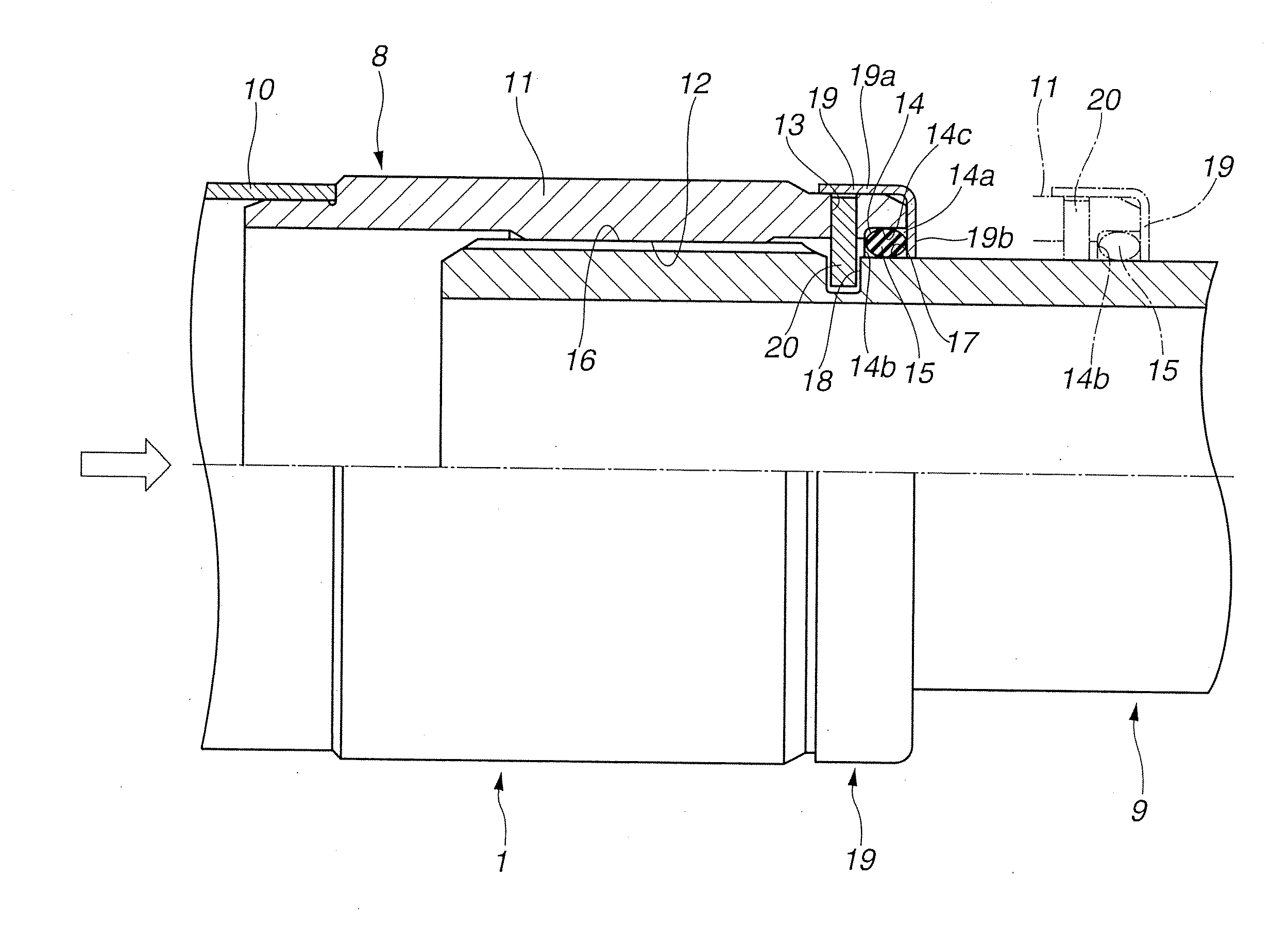 Power transmission shaft and propeller shaft for vehicle