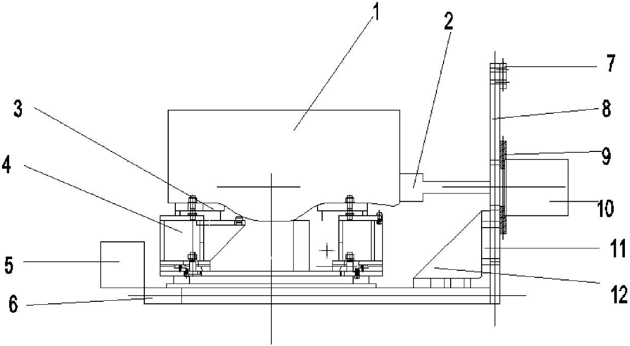 Engine cylinder bore wear simulation test device