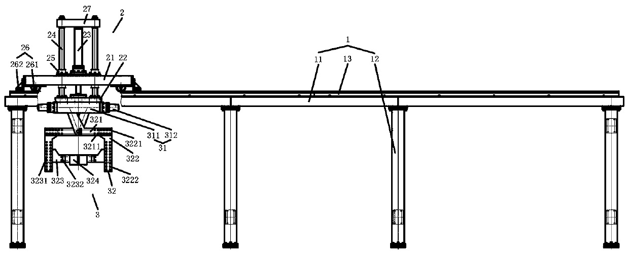 Hydraulic lifting clamping jaw