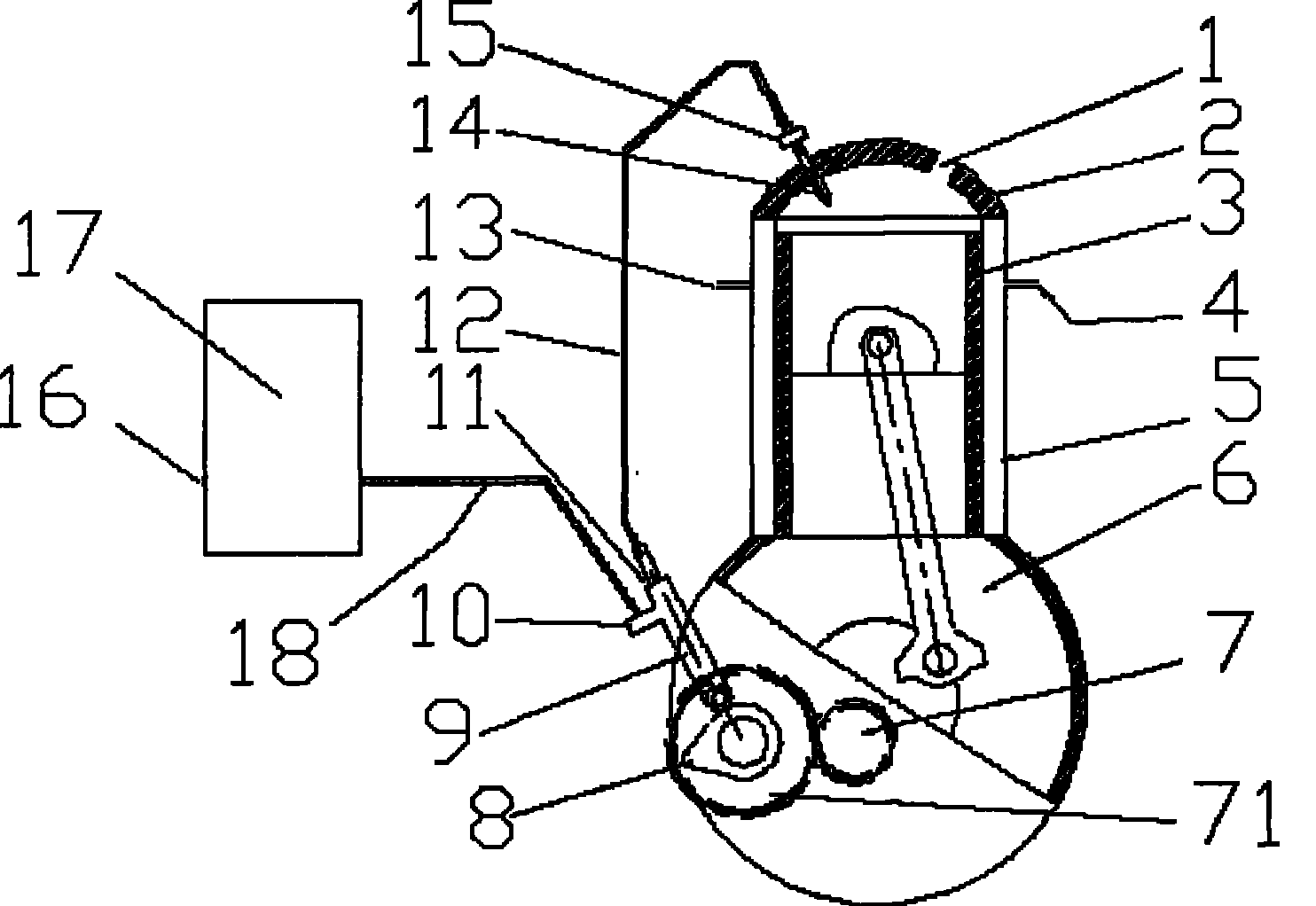 Fuel-steam hybrid power engine