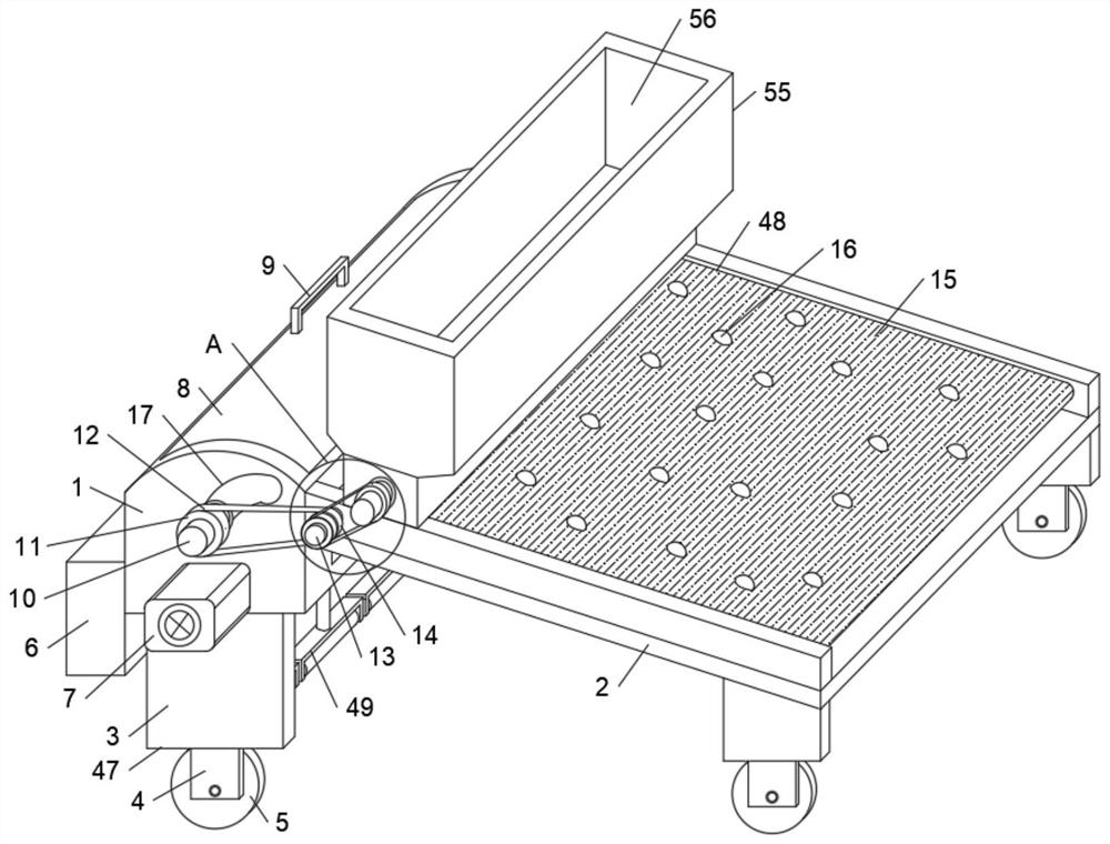 Concrete curing system and using process thereof