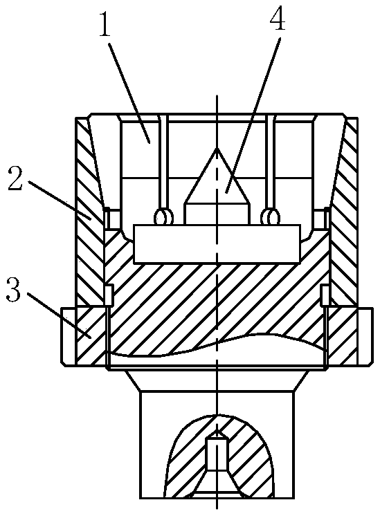 Self-centering spring clamping device