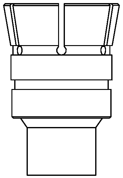 Self-centering spring clamping device