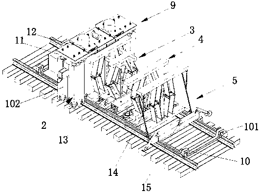 Quick mechanical sleeper rotating machine