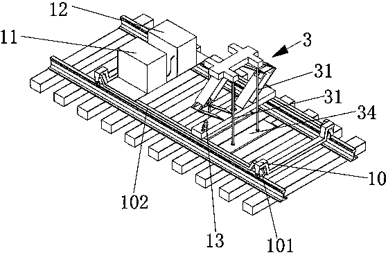 Quick mechanical sleeper rotating machine