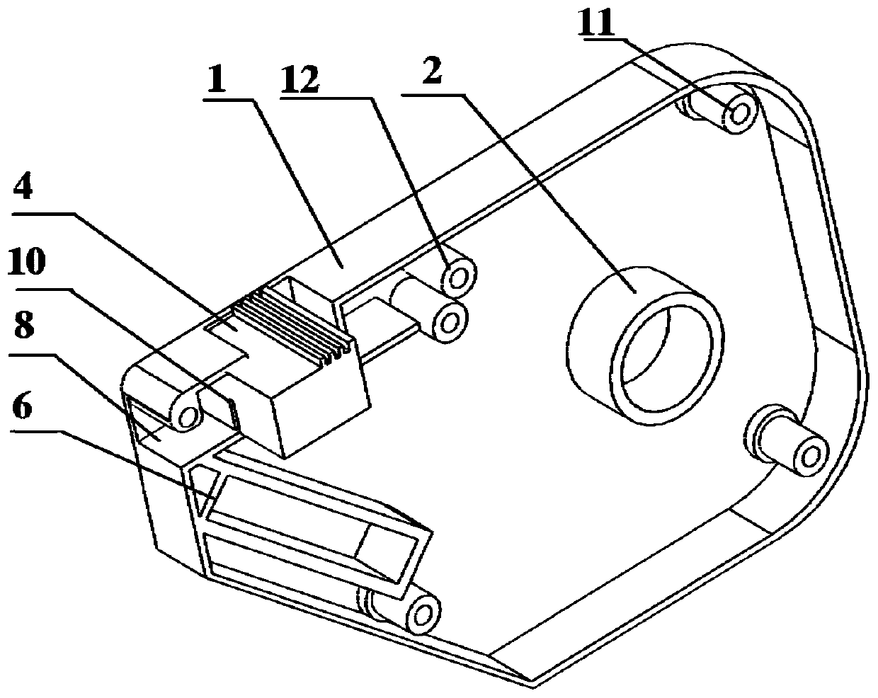 Heat-shrinkable wrapping tape cutting device