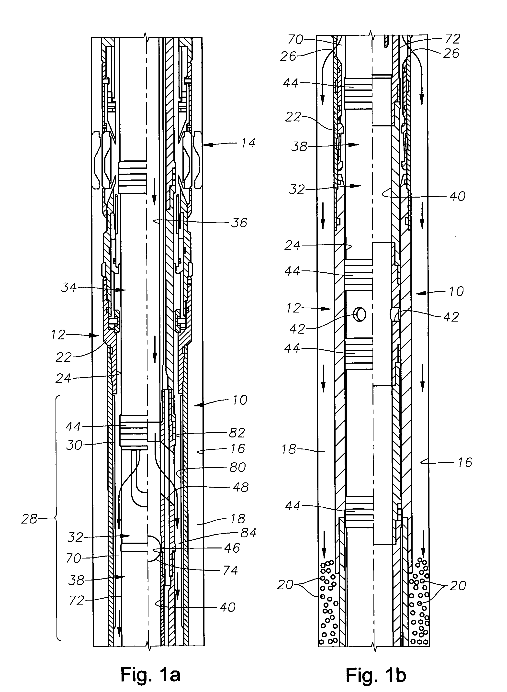 Rotating blast liner