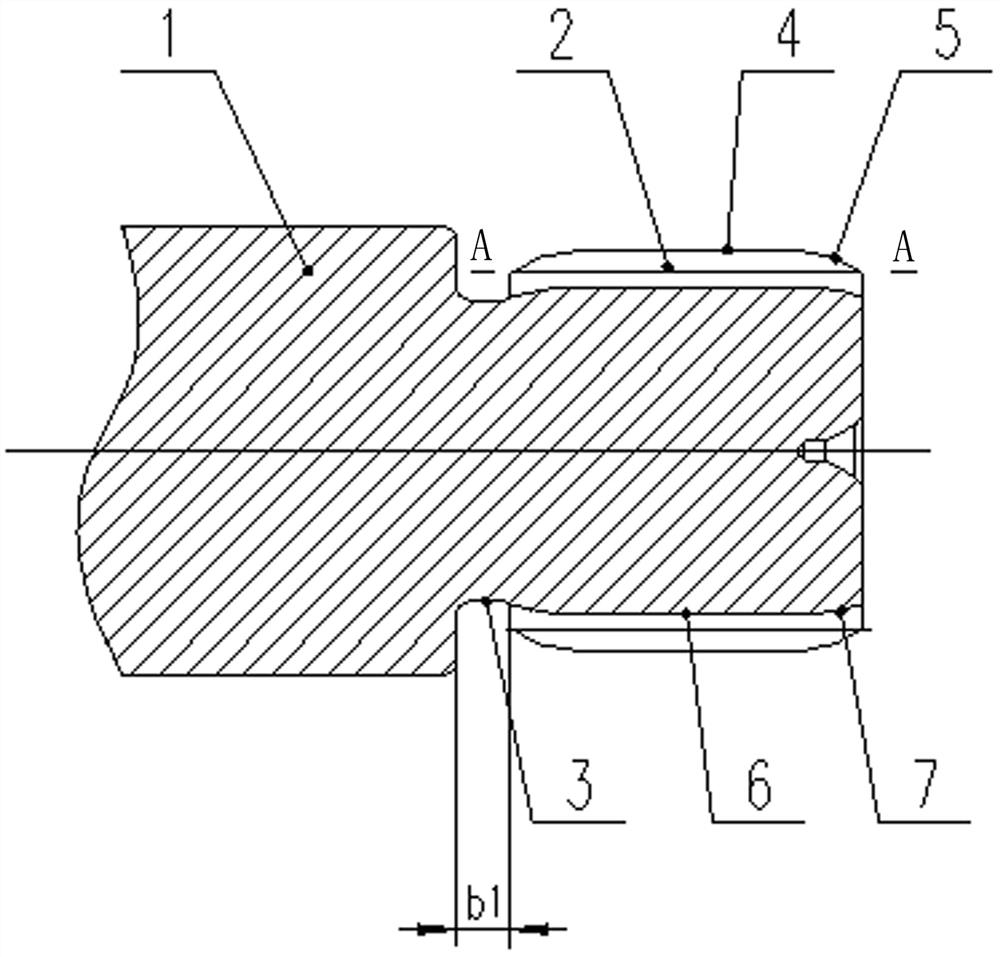 Involute spline spline tooth modification design method and processing method and gear product thereof