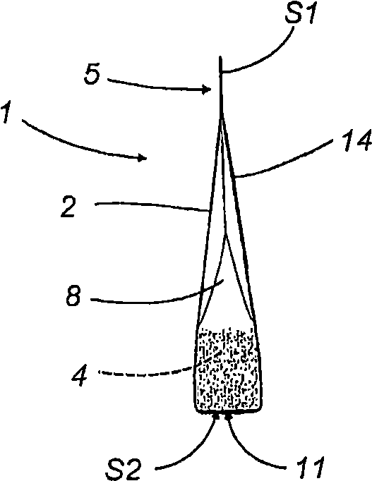 Single-lobe filter bag for infusion products