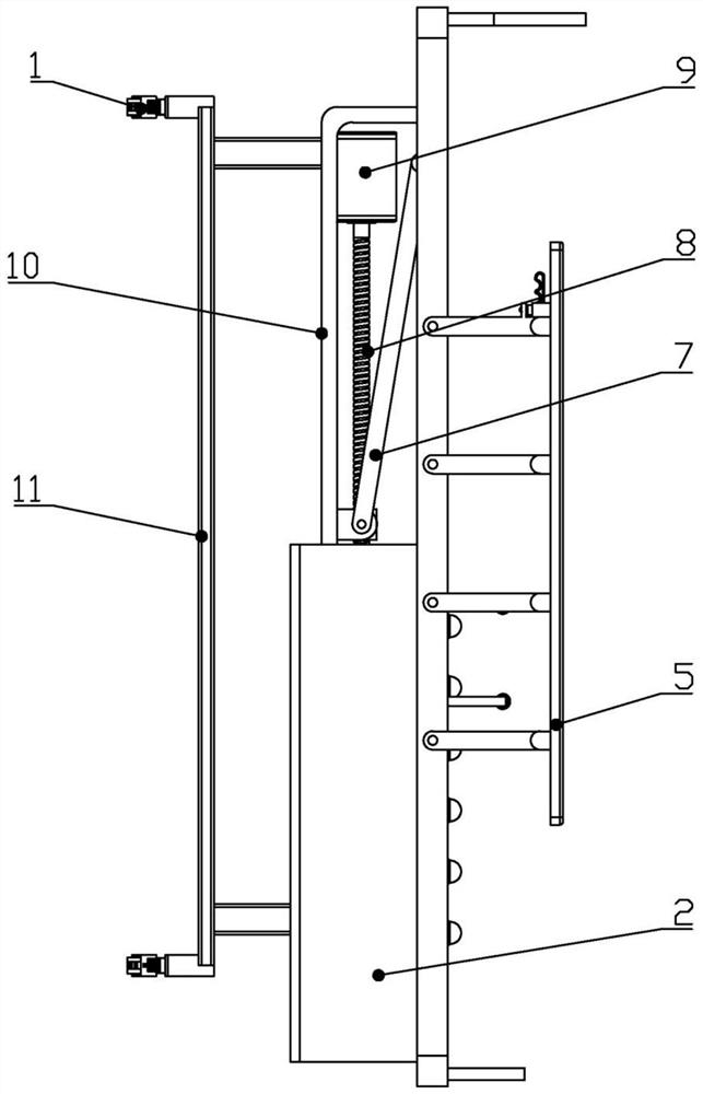 Hemodialysis auxiliary nursing apparatus