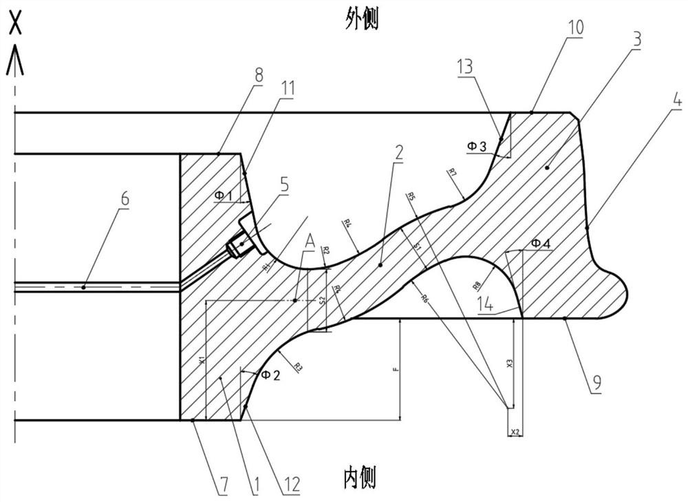 Lightweight heavy-load wheel set and design method thereof