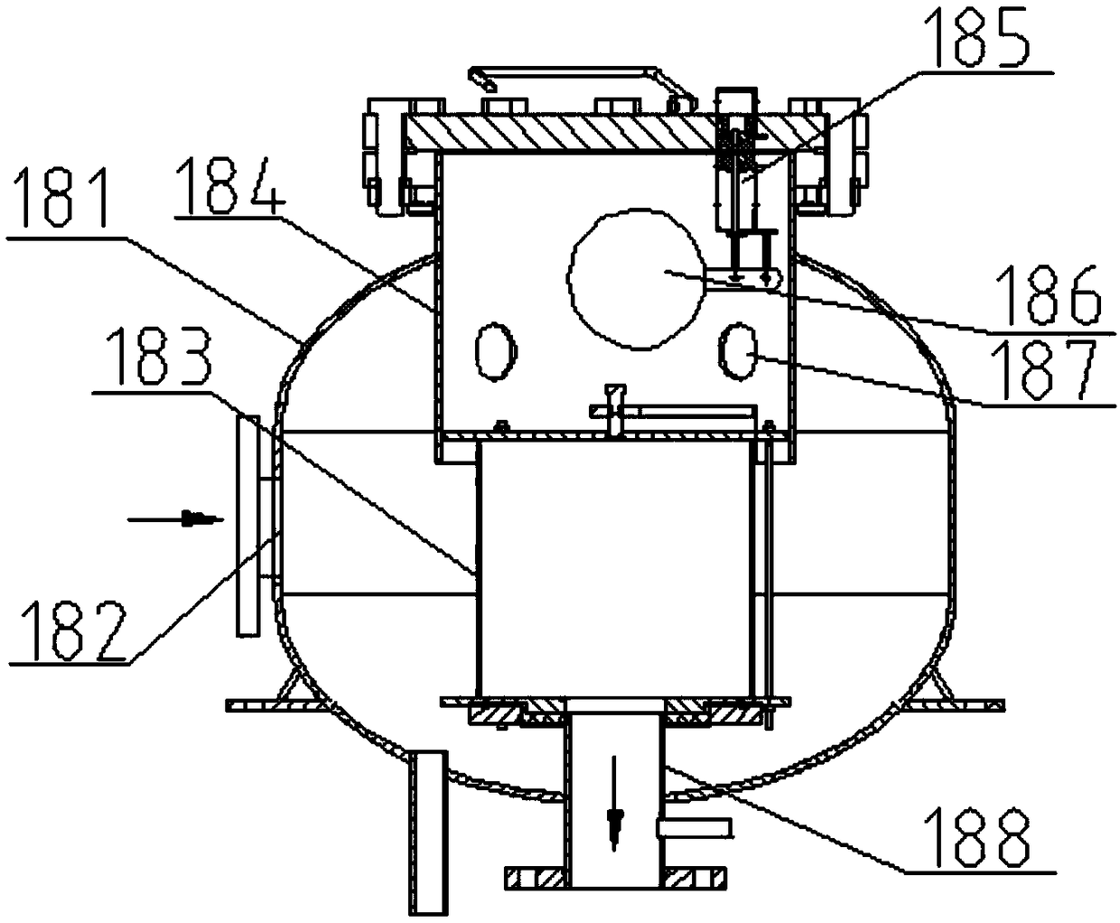 A skid-mounted quantitative loading control station