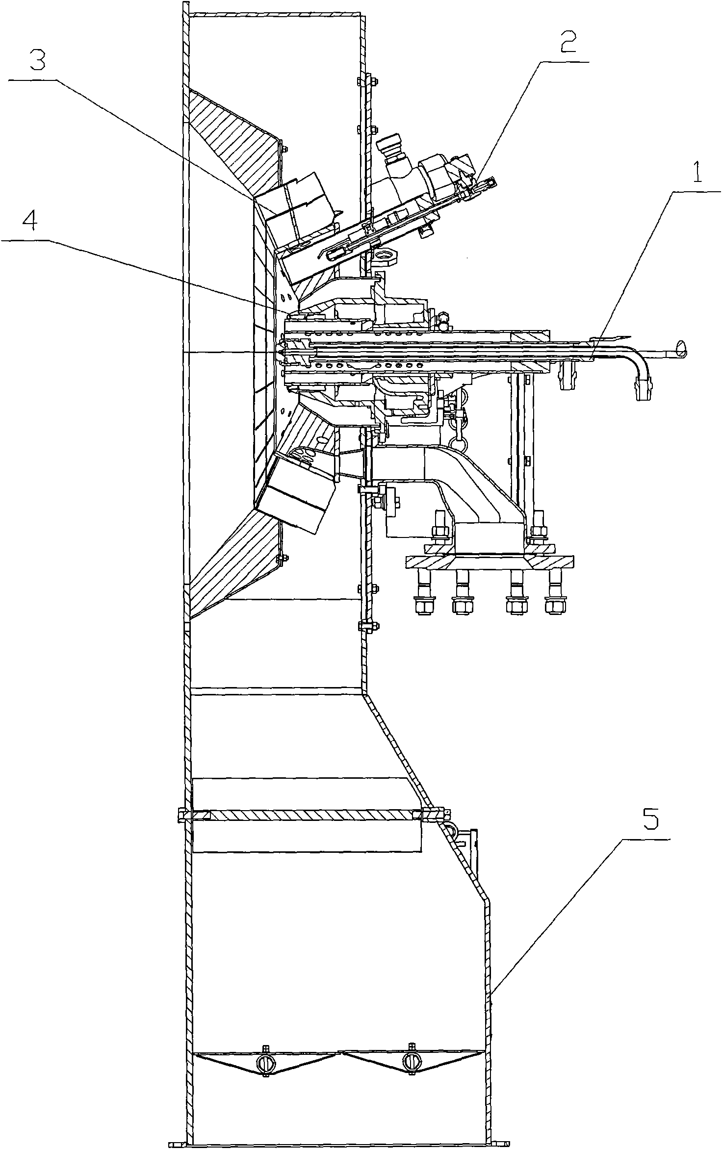 Dual media atomizing combustor