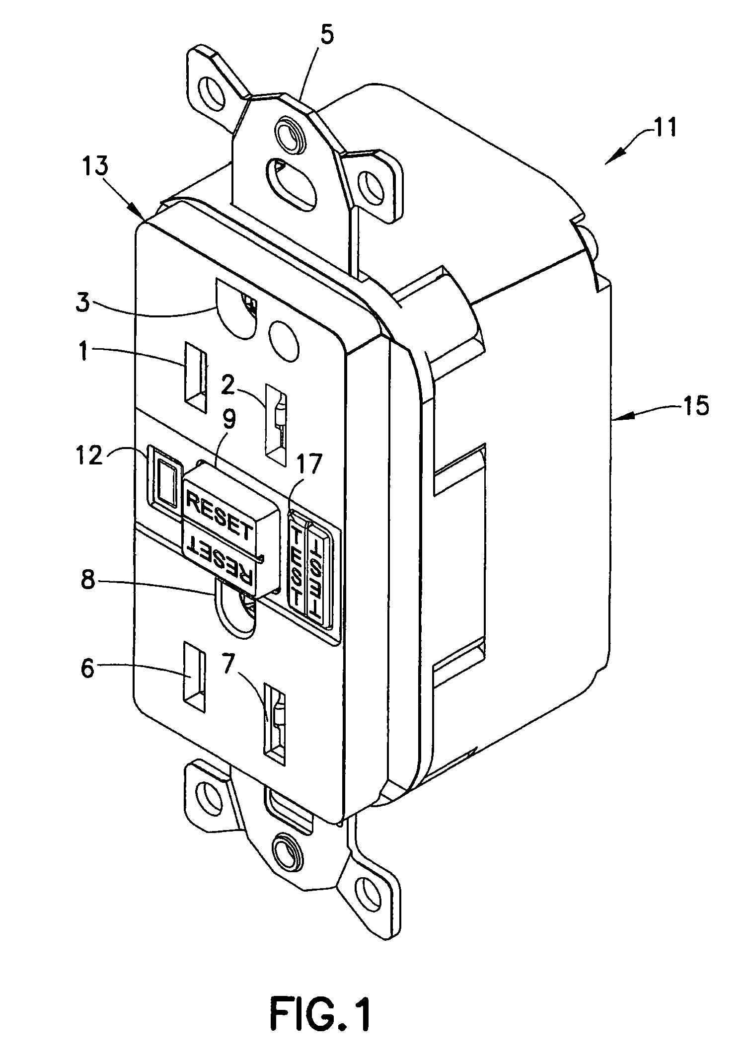 Rocker contact switch for electrical device